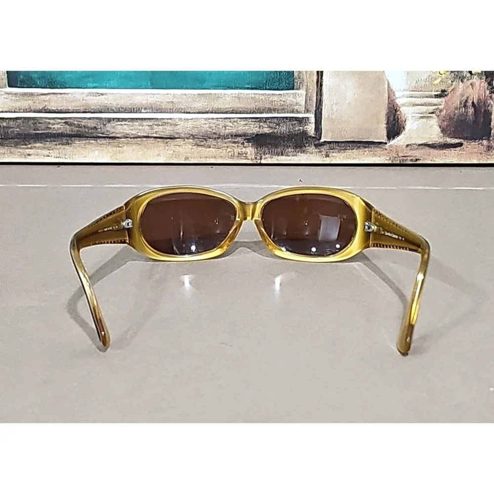 Calvin Klein 798S‎ 151 Brown Oval Sunglasses FRAMES ONLY